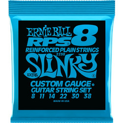 Ernie Ball 2238 RPS Extra Slinky Σετ 6 Χορδές Ηλεκτρικής Κιθάρας Nickel Plated Steel 8-38" Mixed Tension
