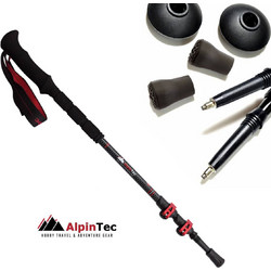 Μπατόν AlpinTec Pindos F/Lock Carbon Black