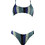 Gsecret Bikini Set Μπουστάκι με Ενίσχυση Brazil Πετρόλ SY3207-6964