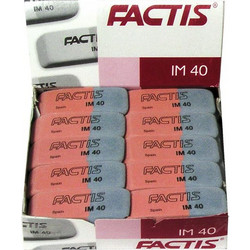 Γόμα factis πακ=40τ δίχρωμη Factis 36203