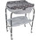 Bebe Stars Deluxe Stars Μπανάκι Αλλαξιέρα Μωρού με Βάση Λευκό Γκρι