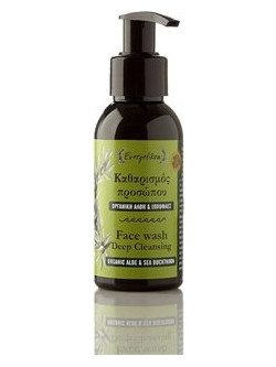Evergetikon Aloe & Sea Buckthorn Face Wash Ενυδατική Κρέμα Καθαρισμού Προσώπου 40ml