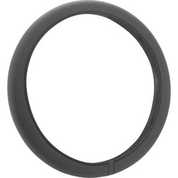 Κάλυμμα τιμονιού συνθετικό μαύρο Strain 37-39cm