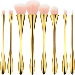 Tools For Beauty Golden Handle Σετ Πινέλα Μακιγιάζ 8τμχ