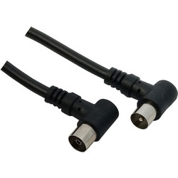 Καλώδιο Κεραίας Coax Male to Coax Female 1.5m Black 30098