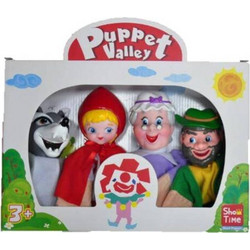 Argy Toys Μαριονέτες Puppet Valley Set Κοκκινοσκουφίτσα 7291M