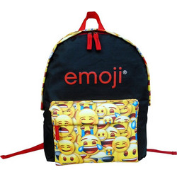 Paxos Emoji Full Fun Σχολική Τσάντα Πλάτης Δημοτικού Κίτρινη 167606