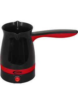 Ankor K-800674 Ηλεκτρικό Μπρίκι 1000W 400ml Μαύρο Κόκκινο
