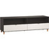 PoliHome Έπιπλο Τηλεόρασης Ξύλινο Μαύρο Μ180xΠ45xΥ56cm Simple 180 16629669