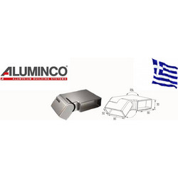 Σύνδεσμος 90 μεταβλητής γωνιας κουπαστών 80x30 Aluminco 4347