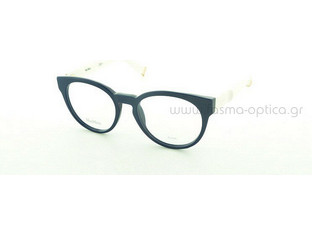 Max Mara MM1248 Ανδρικός Σκελετός Γυαλιών Οράσεως Κοκάλινος Μαύρος Άσπρος
