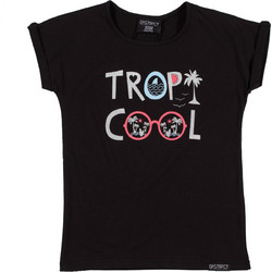 District75 Παιδικό T-Shirt Κοντομάνικο Μαύρο 120KGSS-746
