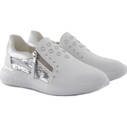 Geox Γυναικεία Sneakers Λευκά D928SD085ATC0007