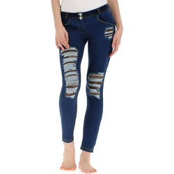 Freddy Wr.Up Skinny Regular Rise With Camo Inserts Γυναικείο Κολάν Μακρύ Τζιν Μπλε S8-EWRS-WRUP1RJ17E-J0Y