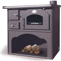 Zvezda Classic GF Ατσάλινη Ξυλόσομπα με Φούρνο 7kW