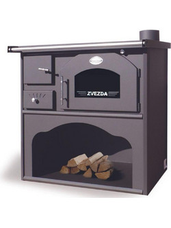 Zvezda Classic GF Ατσάλινη Ξυλόσομπα με Φούρνο 7kW