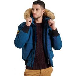 Superdry Everest Ανδρικό Μπουφάν Χειμωνιάτικο Bomber Μπλε M5010203A-AB3