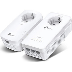 TP-Link TL-WPA8631PKIT V3 Powerline Διπλό Kit για Ασύρματη Σύνδεση WiFi 5 με 3 Θύρες Ethernet & Passthrough Πρίζα