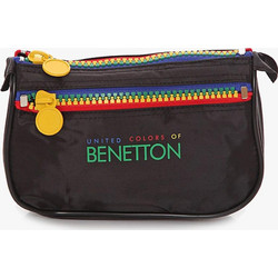 Benetton Κασετίνα με 2 Θήκες Μαύρη 132-333-17203