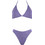Gsecret Bikini Set Τριγωνάκι με Ενίσχυση Ψηλόμεσο Brazil Μωβ C9105-12440