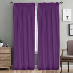 Lino Home Κουρτίνα με Τρέσα 145x295 Line 305 Mauve