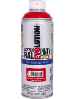 Pinty Plus Evolution Acrylic Σπρέι Βαφής Ral 3020 Traffic Red 400ml