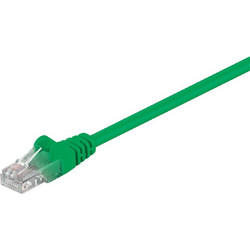 Goobay U/UTP Cat.5e Καλώδιο Δικτύου Ethernet 0.5m Green