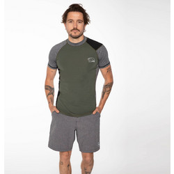 Protest Fenton Rashguard Short Sleeve Ανδρικό Αθλητικό T-Shirt Πράσινο 7710611-596