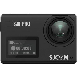 SJCAM SJ8 Pro Action Camera 4K Ultra HD με WiFi και Οθόνη 2.33" Μαύρη