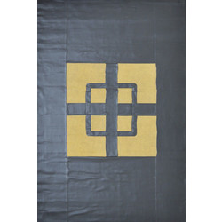 Sprintzio Χαλί Ορθογώνιο 160x230cm Pvc 0007 Sadelco Black - Gold