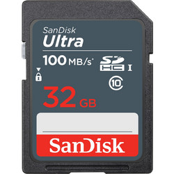 Sandisk Ultra SDHC 32GB Class 10 UHS-I 100MB/s