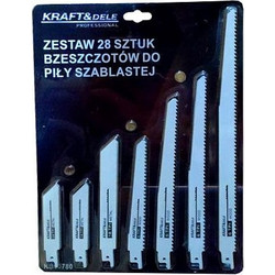 Σετ Λεπίδες Ηλεκτρικού Πριονιού 28 τμχ Kraft&Dele KD-10780