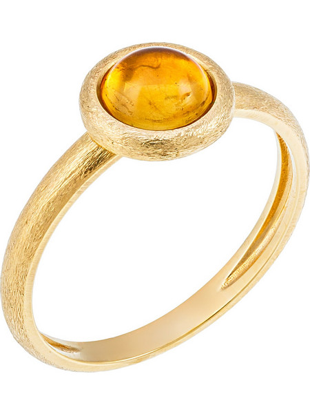 Δαχτυλίδι Χρυσός Κ14 με Citrine (P-10361) / Κίτρινος Χρυσός K14