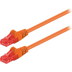 Goobay U/UTP Cat.6 Καλώδιο Δικτύου Ethernet 1m Orange