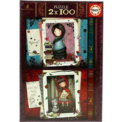 Παιδικό Puzzle Educa Santoro Little Red Riding Hood & Rapunzel 2x100 Κομμάτια