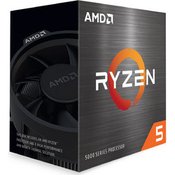 AMD Ryzen 5 5600X Box Επεξεργαστής 6 Πυρήνων για Socket AM4 με Ψύκτρα