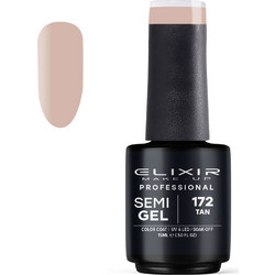Elixir Semigel 172 Tan Ημιμόνιμο Βερνίκι Νυχιών 15ml