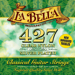 La Bella 427 Elite Σετ 6 Χορδές Κλασικής Κιθάρας Nylon Medium Tension