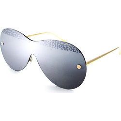 Borbonese BES919 09/15 Γυναικεία Γυαλιά Ηλίου Aviator Μεταλλικά Χρυσά με Μαύρο Καθρέπτη Φακό