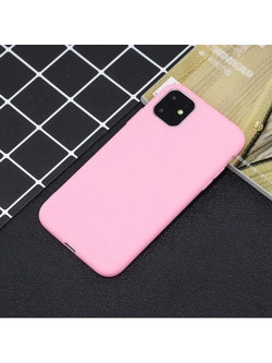 Θήκη iPhone 11 Soft Flexible Rubber Cover Σιλικόνης - 5557 - Ροζ - Hurtel