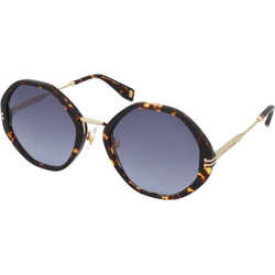 Marc Jacobs MARC1003/S 086/GB Γυναικεία Γυαλιά Ηλίου Στρογγυλά Κοκάλινα Καφέ με Μπλε Degradee Φακό