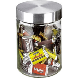 Βάζο Γυάλινο Με Ανοξείδωτο Καπάκι 1.25lt 45-9209-3 GTSA