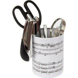 Μολυβοθήκη Music HM1524 10,5x8cm White-Black Fisura