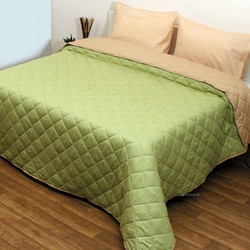 Viopros Πάπλωμα Μονό Microfiber Microfiber 160x240 Πράσινο/Μπεζ