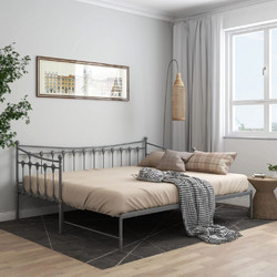 Καναπές Κρεβάτι Μονό Μεταλλικό 90x200cm 324760