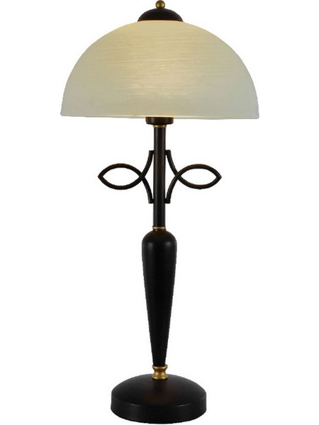 Aca AD89061T Πορτατίφ Ε27 Μπεζ Καφέ Φ30xΥ170cm