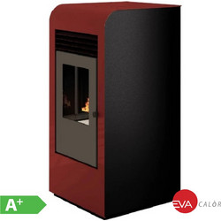 Eva Calor Giada Red Σόμπα Pellet Αερόθερμη 9.5kW
