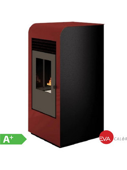 Eva Calor Giada Red Σόμπα Pellet Αερόθερμη 9.5kW