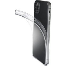 Cellular Line Rubber Case Fine iPhone 12/12 Pro Silicone Transparent Θήκη Κινητού