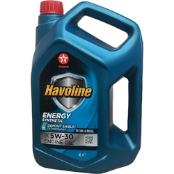 Texaco Havoline Energy Συνθετικό Λάδι Αυτοκινήτου 5W-30 4lt